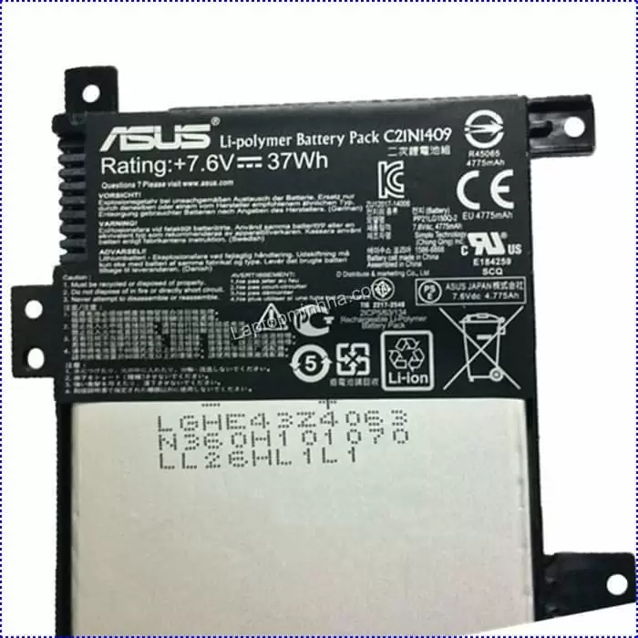 ảnh phóng to đại diện của  Pin laptop Asus K455LN